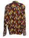 Paul Smith Size M Brown & Multi Cotton Floral Button Up Men's Long Sleeve Shirt Brown & Multi / M