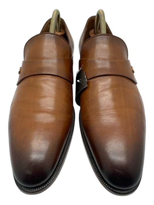 Gucci Shoe Size 8 Brown Leather Solid Dress Men's Shoes 8