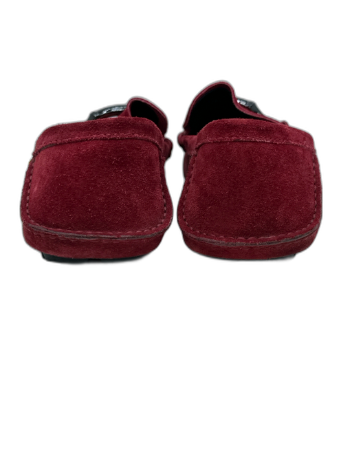 Gucci Shoe Size 11.5 Red Suede Solid Driver Men's Shoes Red / 11.5