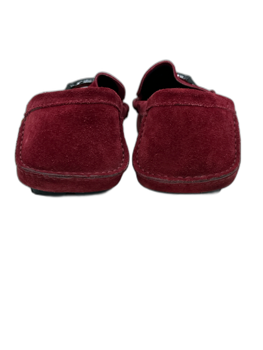 Gucci Shoe Size 11.5 Red Suede Solid Driver Men's Shoes Red / 11.5