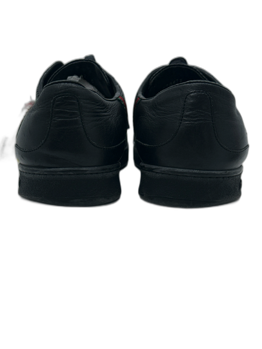 Gucci Shoe Size 12 AS IS Black Leather Perforated Sneaker Men's Shoes Black / 12