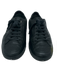 Gucci Shoe Size 12 AS IS Black Leather Perforated Sneaker Men's Shoes Black / 12