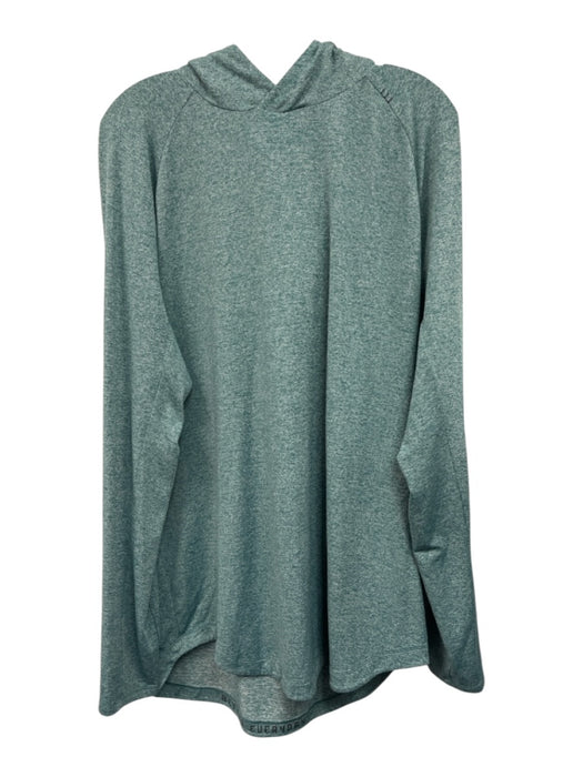 Lululemon Size XL Green Polyester Hood Long Sleeve Heathered Men's Jacket Green / XL