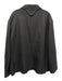 GF Ferre Size 48 Black Acrylic Solid Buttons Men's Jacket Black / 48