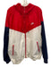 Nike AS IS Size XXL Red, White & Blue Nylon Solid Hoodie Men's Jacket Red, White & Blue / XXL