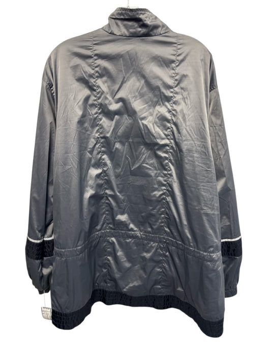 Nike Size XL Gray Polyester Solid Zipper Men's Jacket Gray / XL