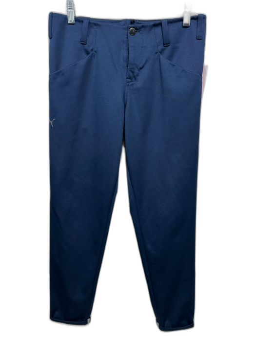 Porsche Design Size 30 Navy Synthetic Solid Khakis Men's Pants Navy / 30