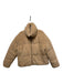 Free People Size XS Tan Poly Shearling Puffer Zip Up Jacket Tan / XS