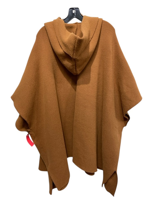 Free People Size One Size Rust Brown Poly Long Line Hood Cardigan Rust Brown / One Size