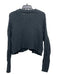 Free People Size XS Black Acrylic Blend Cable Knit Crew Neck Sweater Black / XS