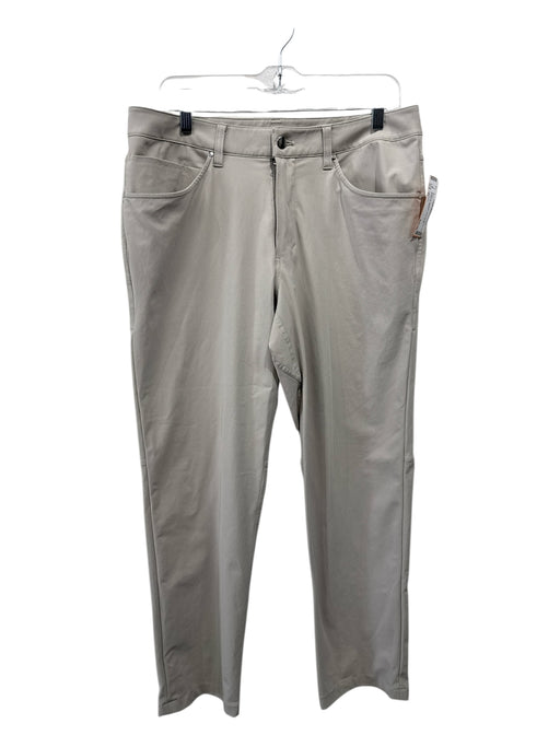 Lululemon Size 33 Beige Synthetic Solid Khakis Men's Pants Beige / 33