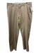 Miller Brothers Size 34 Tan Cotton Blend Solid Khakis Men's Pants Tan / 34