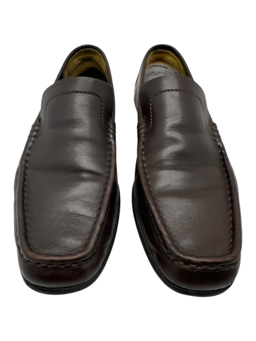 Gucci Shoe Size 9.5 Dark Brown Leather Solid Driver Men's Shoes Dark Brown / 9.5