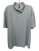 Vuori Size XXL Gray Synthetic Solid Athletic Polo Men's Short Sleeve Gray / XXL