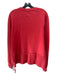 Ksubi Size L Red Cotton Blend Solid Sweatshirt Men's Long Sleeve Shirt L