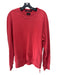 Ksubi Size L Red Cotton Blend Solid Sweatshirt Men's Long Sleeve Shirt L