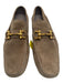 Ferragamo Shoe Size 11 Brown Suede Horse Bit Men's Shoes 11