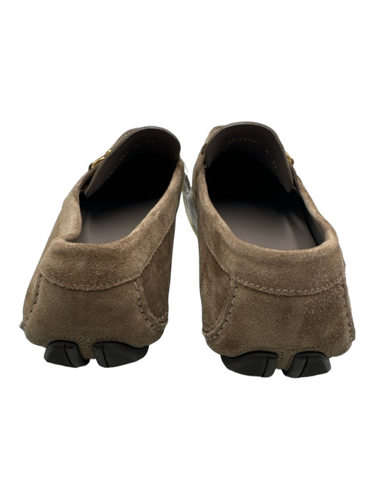 Ferragamo Shoe Size 11 Brown Suede Horse Bit Men's Shoes 11