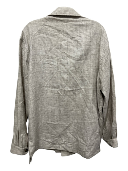 Suitsupply Size 58 Tan Cotton Blend Buttons Men's Jacket Tan / 58