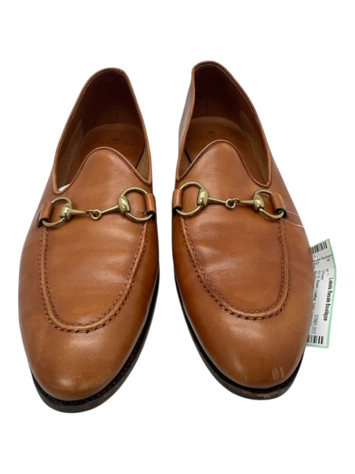 Carmina Shoe Size 10.5 AS IS Brown Leather Solid Horsebit Men's Shoes Brown / 10.5