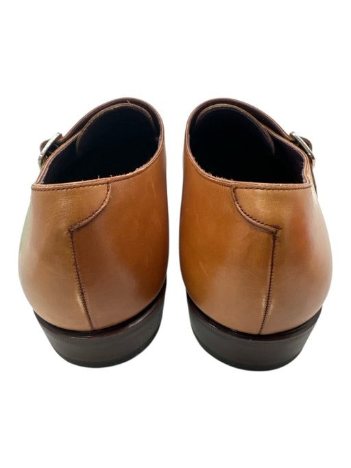 Carmina Shoe Size 10.5 Brown Leather Solid Monk Strap Men's Shoes Brown / 10.5
