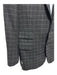 Ralph Lauren Purple Black & White Cashmere Window pane 2 Button Men's Blazer Black & White / 40