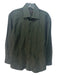 Etro Size 41 Green Cotton Solid Button Down Men's Long Sleeve Shirt Green / 41