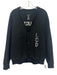 Lucid Size M Black & White Cotton Solid Men's Jacket Black & White / M