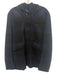 Allegri Size Est M Black & Blue Plaid hood Men's Jacket Black & Blue / Est M