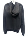 Elias Size M Black & White Cotton Graphic Hoodie Men's Jacket Black & White / M