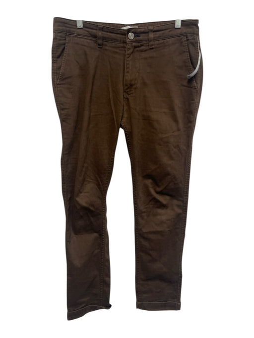 NN07 Size 31 Brown Cotton Solid Men's Pants Brown / 31