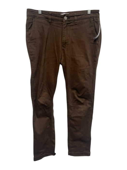 NN07 Size 31 Brown Cotton Solid Men's Pants Brown / 31