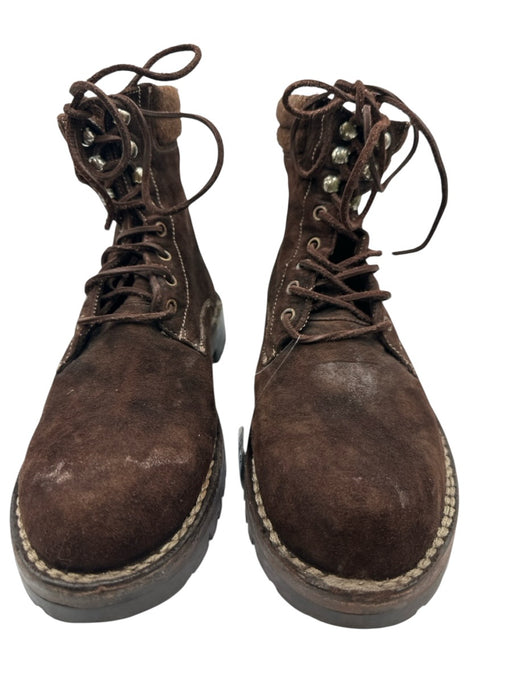 Andrea Ventura Shoe Size 42 AS IS Brown Suede Solid Boot Men's Shoes Brown / 42