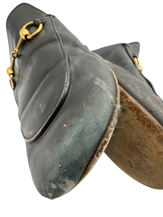 Gucci Shoe Size 9 AS IS Black Leather Solid Mule Men's Shoes Black / 9