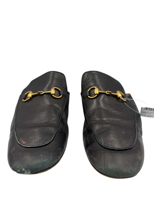 Gucci Shoe Size 9 AS IS Black Leather Solid Mule Men's Shoes Black / 9