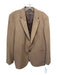 Armani Collezioni Brown Camel Hair Solid 2 Button Men's Blazer Est L