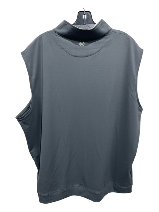 Peter Millar Size XXL Gray Polyester Solid Emmett Vest Gray / XXL