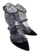 Tom Ford Shoe Size 39.5 Black & Silver Leather Ankle Strap Studs Sandals Black & Silver / 39.5