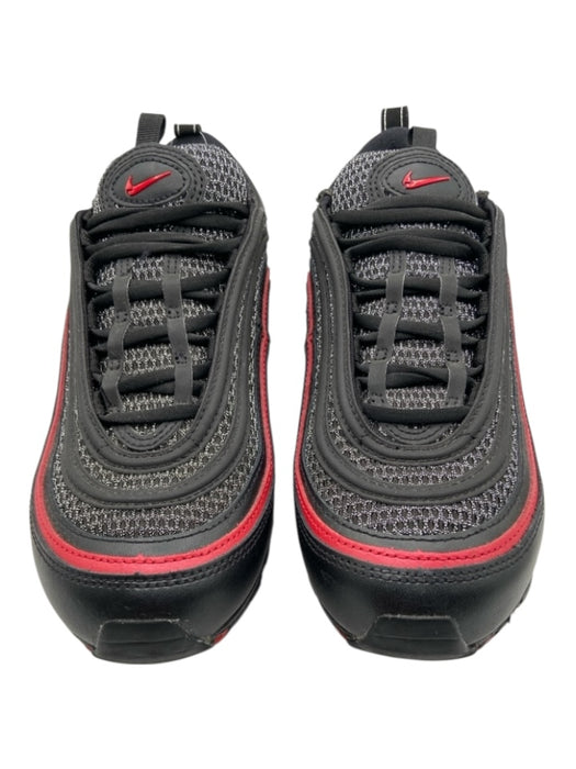 Nike Shoe Size 10 Black, Silver & Red Synthetic Sparkle Leather Accents Sneakers Black, Silver & Red / 10
