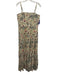 Raga Size S Yellow, Pink, Multi Viscose Block Printed Botanical Maxi Dress Yellow, Pink, Multi / S