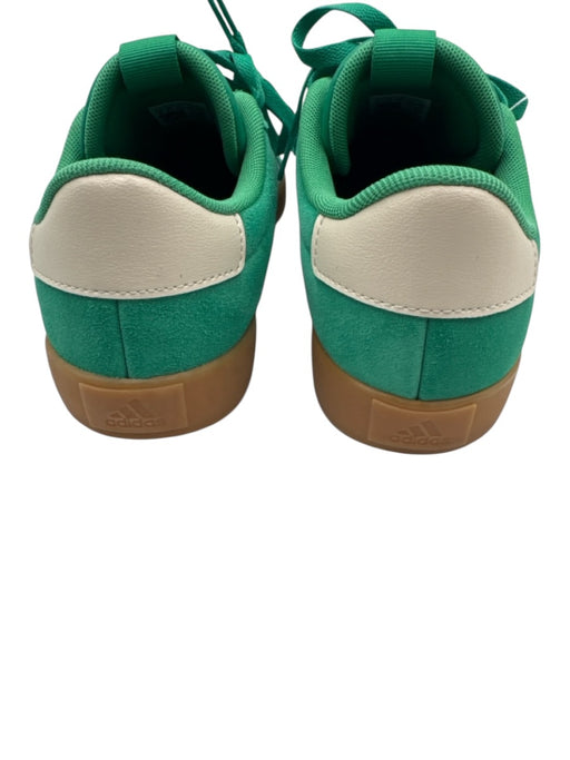 Adidas Shoe Size 8 Green & Cream Suede Upper Stripe Colorblock Low Top Sneakers Green & Cream / 8