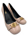 Versace Shoe Size 41 Pale Pink Leather Gold Tone Hardware medallion Pumps Pale Pink / 41