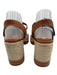 Zimmermann Shoe Size 41 Brown, Pink, Yellow Leather starfish & seashell Sandals Brown, Pink, Yellow / 41