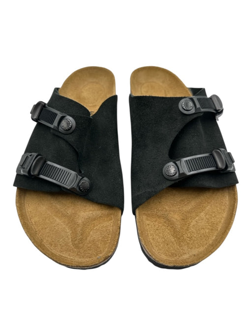 Birkenstock Shoe Size 46 Like New Black Suede Solid Sandal Men's Shoes Black / 46