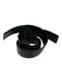 Valentino Garavani Black Leather Logo Buckle Gold Tone Buckle Peg Buckle Belts Black / 85/34