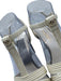 Chanel Shoe Size 37 Cream White & Black Leather & Textile Upper T Strap Pumps Cream White & Black / 37
