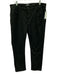 7 For All Mankind Size 36 Black Cotton Blend Solid Slim Khakis Men's Pants Black / 36