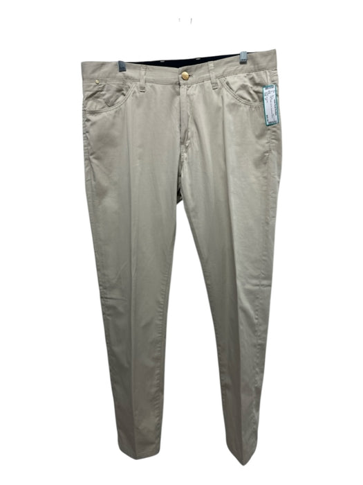 PT Torino Size 37 Tan Cotton Zip Fly Men's Pants 37
