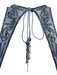 Sherri Hill Size 2 Blue Polyester Beaded Crystals Dangle Back Zip Dress Blue / 2