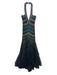 Couture Designs by Adagio Bella Size 10 Black, Blue, Multi Sequined Tiered Dress Black, Blue, Multi / 10